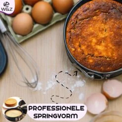 W&Z 6-delige Bakvorm Set - Springvorm - Cakevorm - Bakvormen - Taartvorm - 60 Bakpapieren -Merkloos Winkel 1200x1200 6025