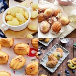 Merkloos Siliconen Madeleine Bakvorm - Antikleef - 9 Madeleinen - Ware Grootte - Bakvorm - Plooibaar - Duurzaam - Vorm - Herbruikbaar - Dessert - Toetjes - Bak - Bakken - Cake - Taart - Gratis Verzending -Merkloos Winkel 1200x1200 6027