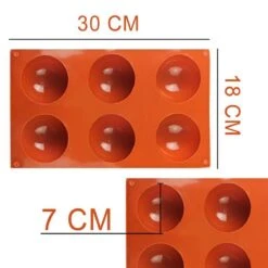 Kitchen Princess - Siliconen Bakvorm Halve Bollen - Halfrond Rond - 6 Stuks 6 Kitchen Princess - Siliconen Bakvorm Halve Bollen - Halfrond Rond - 6 Stuks -Merkloos Winkel 1200x1200 6062