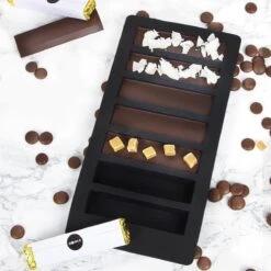Boska Choco Reep DIY Set - Maak Je Eigen Chocoladerepen - Siliconen Mal - Zwart -Merkloos Winkel 1200x1200 6125