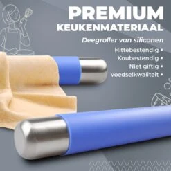 Nowad Siliconen Deegroller – Deegroller – Antikleef – Rolstok – 35cm -Merkloos Winkel 1200x1200 6208