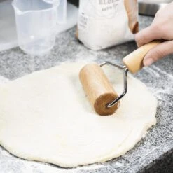 Krumble Deegroller Met Handvat / Deegrollers / Deegroller Hout / Rolstok / Bakken / Deegroller Kind - Hout En RVS -Merkloos Winkel 1200x1200 6214
