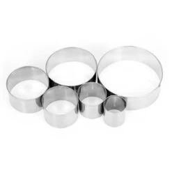 Merkloos Set Van 5 Uitsteekvormen RVS Rond | Uitsteekvormen Voor Deeg -Merkloos Winkel 1200x1200 6235