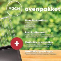 YUGN Oven Pakket – Universeel Rooster En Bakplaat Enorm Verstelbaar – Recept Voor Maken Van Heerlijke Gerechten - Met Gratis E-Book En Bakkwast -3 X 33 X 37-52 Cm 22 YUGN Oven Pakket – Universeel Rooster En Bakplaat Enorm Verstelbaar – Recept Voor Maken Van Heerlijke Gerechten - Met Gratis E-Book En Bakkwast -3 X 33 X 37-52 Cm -Merkloos Winkel 1200x1200 6246