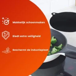 JCG Goods - Inductie Beschermer - Afdekplaat Voor Kookplaat - Inductie Matjes Rond - 4 Stuks Rond - Antislip -Merkloos Winkel 1200x1200 6290