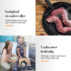 KitchenLove Inductie Beschermer Mat - 4 Stuks - Afdekplaat Matjes Rond - Panbeschermers - Siliconen - Zwart -Merkloos Winkel 1200x1200 6310