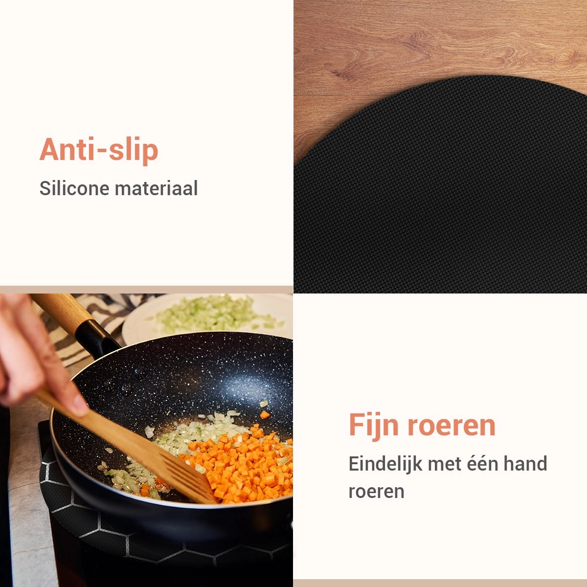 Prooven Inductie Beschermer Set Van 4 – Panbeschermer – Bescherming Inductie Kookplaat – Inductie Matjes Rond 2 Prooven Inductie Beschermer Set Van 4 – Panbeschermer – Bescherming Inductie Kookplaat – Inductie Matjes Rond - Afbeelding 2