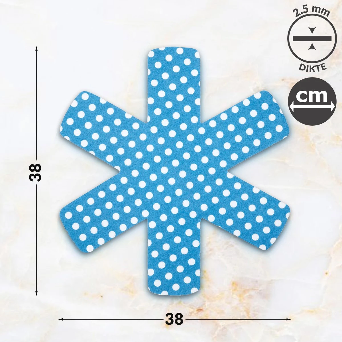 Chefarone Pannenbeschermers – Tussenleggers Pannen En Potten - Beschermingsmatten - Vilt - 5-delig - Blauw Wit 2 Chefarone Pannenbeschermers – Tussenleggers Pannen En Potten - Beschermingsmatten - Vilt - 5-delig - Blauw Wit - Afbeelding 2