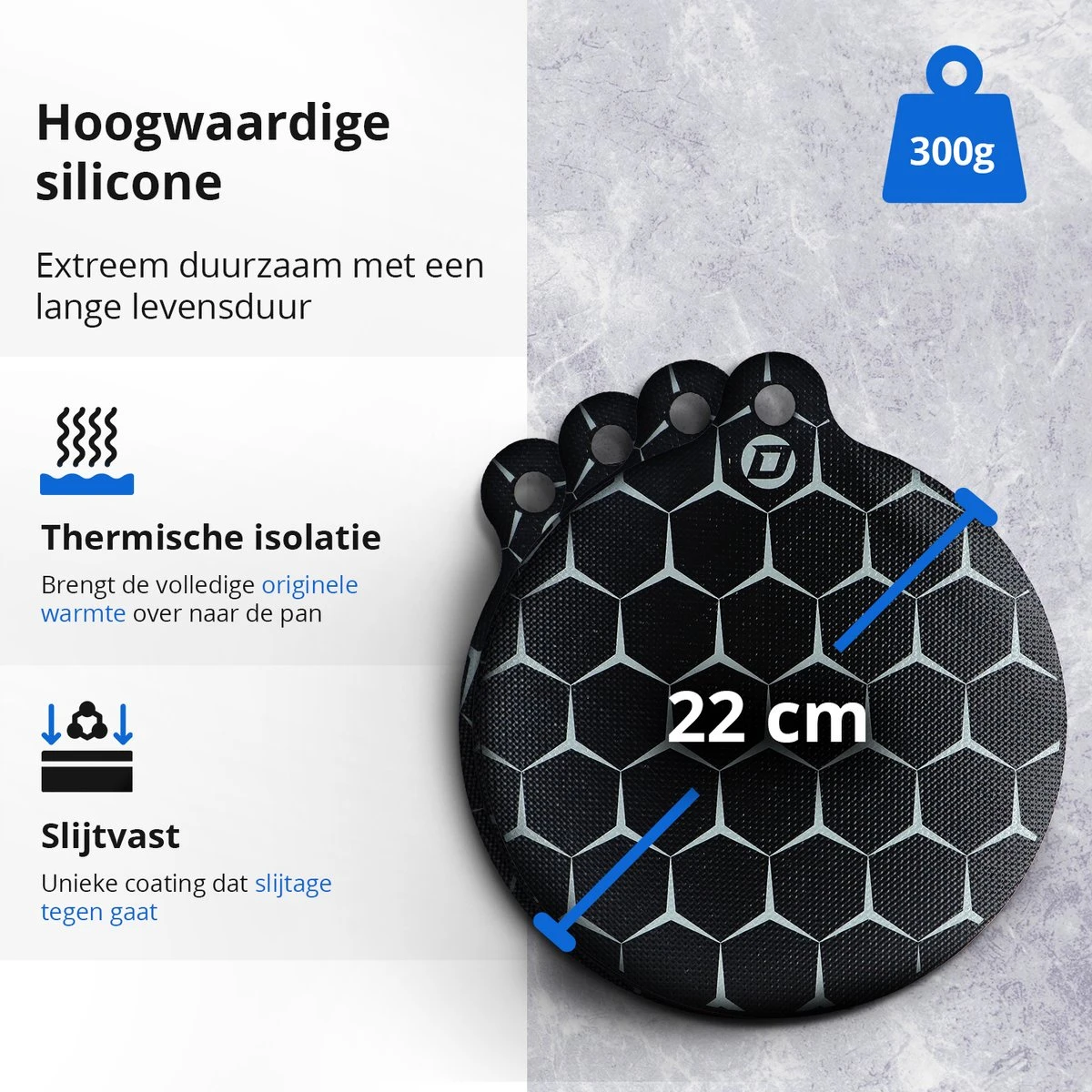 Dykemann® 4x Inductie Beschermingsmatten / Panbeschermers - Anti-slip & Bescherming Tot 240° - Kookplaat Beschermer - Inductie Matten - Zwart 2 Dykemann® 4x Inductie Beschermingsmatten / Panbeschermers - Anti-slip & Bescherming Tot 240° - Kookplaat Beschermer - Inductie Matten - Zwart - Afbeelding 2