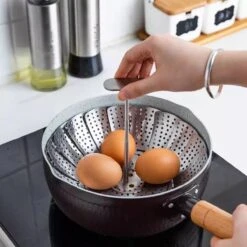 RVS Stoomrek- Stoommand Pan- Groentenstomer - Verstelbaar - Stoominzet - Stoombloem- Steamer Basket- Voor Groenten/vegetables 22 RVS Stoomrek- Stoommand Pan- Groentenstomer - Verstelbaar - Stoominzet - Stoombloem- Steamer Basket- Voor Groenten/vegetables -Merkloos Winkel 1200x1200 6385