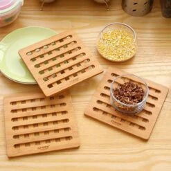 Panonderzetter - Bamboe - 3 Stuks - Vierkant -Merkloos Winkel 1200x1200 6396