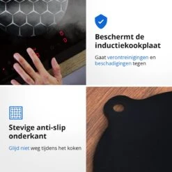 Dykemann® Inductie Beschermingsmatten / Panbeschermers - 4x Rond, 1x Rond XL & 1x Rechthoek - Anti-slip & Bescherming Tot 240° - Kookplaat En Pan Beschermer - Inductie Matten - Zwart 12 Dykemann® Inductie Beschermingsmatten / Panbeschermers - 4x Rond, 1x Rond XL & 1x Rechthoek - Anti-slip & Bescherming Tot 240° - Kookplaat En Pan Beschermer - Inductie Matten - Zwart -Merkloos Winkel 1200x1200 6401