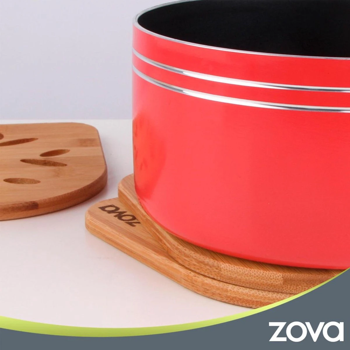 Zova 100% Bamboe - Pannen Onderzetters - Pannenbeschermers - Panonderzetters 3 Stuks 2 Zova 100% Bamboe - Pannen Onderzetters - Pannenbeschermers - Panonderzetters 3 Stuks - Afbeelding 2