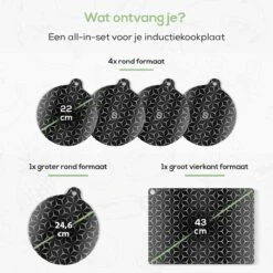 Chefsey Inductie Beschermer Set – Afdekplaat Voor Kookplaat – 6 Stuks – Inductie Mat – Onderzetter - Rond - Rechthoek 15 Chefsey Inductie Beschermer Set – Afdekplaat Voor Kookplaat – 6 Stuks – Inductie Mat – Onderzetter - Rond - Rechthoek -Merkloos Winkel 1200x1200 6431