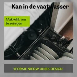 1FORME Pannenonderzetter Hittebestendig Tot 230° - EXCLUSIEF VERPAKT - 4 Stuks PREMIUM SILICONEN Zwart -Merkloos Winkel 1200x1200 6440