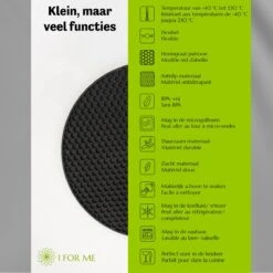 1FORME Pannenonderzetter Hittebestendig Tot 230° - EXCLUSIEF VERPAKT - 4 Stuks PREMIUM SILICONEN Zwart -Merkloos Winkel 1200x1200 6448