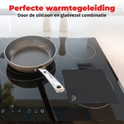 Cuisine King Inductie Beschermer Mat - 5 Stuks - Antislip - Onderzetters Pannen - Panbeschermers - Siliconen - Inductie Koken Tot 250 ºC - 4x Rond Ø22cm - 1x Vierkant 15 Cuisine King Inductie Beschermer Mat - 5 Stuks - Antislip - Onderzetters Pannen - Panbeschermers - Siliconen - Inductie Koken Tot 250 ºC - 4x Rond Ø22cm - 1x Vierkant -Merkloos Winkel 1200x1200 6477