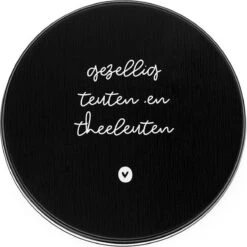 Zoedt Theeblik Met Onderzetters - Zwart Wit - Gezellig Teuten En Theeleuten 8 Zoedt Theeblik Met Onderzetters - Zwart Wit - Gezellig Teuten En Theeleuten -Merkloos Winkel 1200x1200 6508