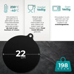 Inductie Beschermer - 4 Stuks Zwart - Anti Slip Mat - Siliconen Mat - Inductiebeschermer - Pannen Onderzetter - Afdek Voor Kookplaat -Merkloos Winkel 1200x1200 6547