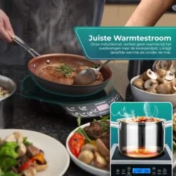 Inductie Beschermer - 4 Stuks Zwart - Anti Slip Mat - Siliconen Mat - Inductiebeschermer - Pannen Onderzetter - Afdek Voor Kookplaat -Merkloos Winkel 1200x1200 6550