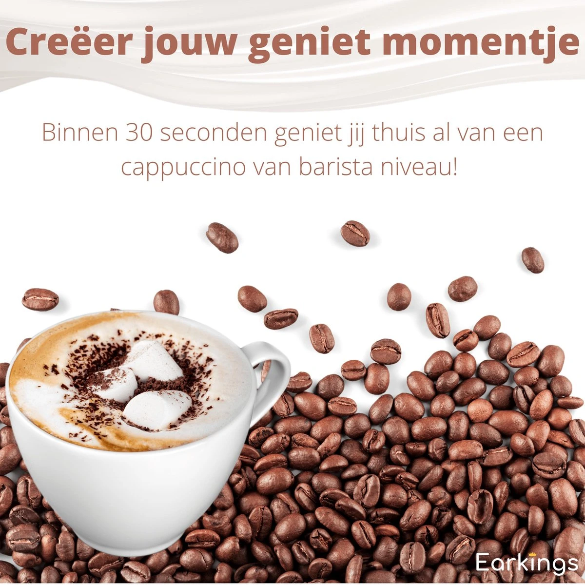 Melkopschuimer Voor Perfect Melkschuim - Melkopschuimer Elektrisch - Melkschuimer Van RVS - Melkopschuimer Handmatig EarKings 4 Melkopschuimer Voor Perfect Melkschuim - Melkopschuimer Elektrisch - Melkschuimer Van RVS - Melkopschuimer Handmatig EarKings - Afbeelding 4