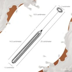 Melkopschuimer Voor Perfect Melkschuim - Melkopschuimer Elektrisch - Melkschuimer Van RVS - Melkopschuimer Handmatig EarKings 15 Melkopschuimer Voor Perfect Melkschuim - Melkopschuimer Elektrisch - Melkschuimer Van RVS - Melkopschuimer Handmatig EarKings -Merkloos Winkel 1200x1200 6564