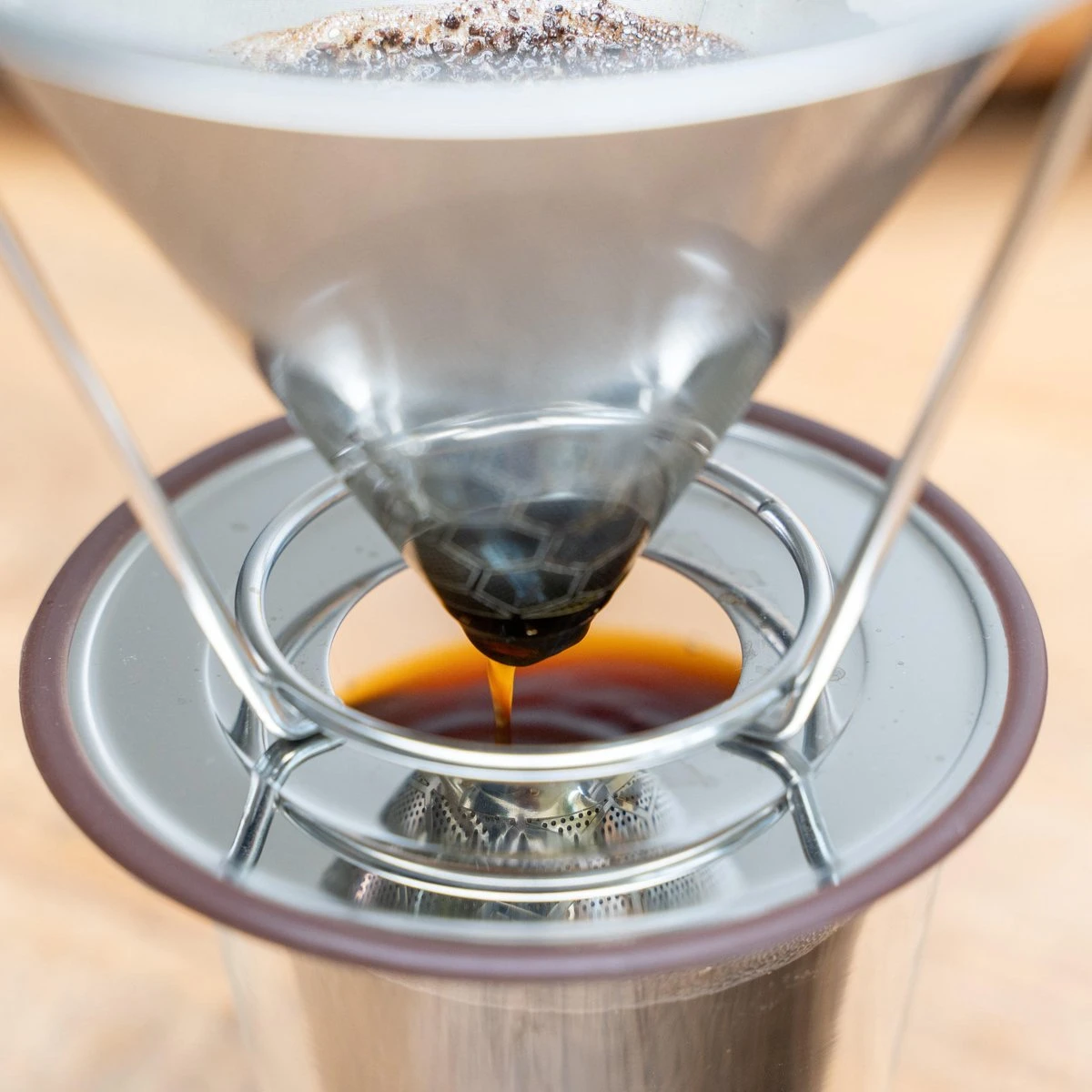 JOR Products® Koffiezetapparaat - Koffiebonen - Reizen - Koffiefilterhouder - Camping - Travel - Espresso - Barista - Duurzaam - RVS Gaas - Hario 3 JOR Products® Koffiezetapparaat - Koffiebonen - Reizen - Koffiefilterhouder - Camping - Travel - Espresso - Barista - Duurzaam - RVS Gaas - Hario - Afbeelding 3