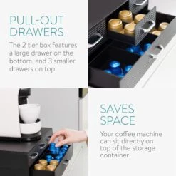 Navaris Capsulehouder Met 4 Lades - Compatibel Met Nespresso En Meer Merken - Houder Voor Koffiecups - Organizer Voor Cups En Accessoires 8 Navaris Capsulehouder Met 4 Lades - Compatibel Met Nespresso En Meer Merken - Houder Voor Koffiecups - Organizer Voor Cups En Accessoires -Merkloos Winkel 1200x1200 6634
