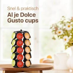 Capsulehouder - Capsulehouders Dolce Gusto - 35 Cups - Draaibaar - Koffiecups Houder - Zwart -Merkloos Winkel 1200x1200 6662