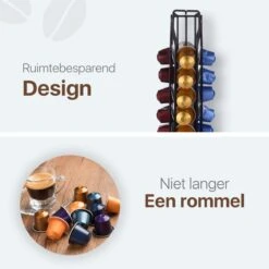 Capsulehouder - Capsulehouders Nespresso - 40 Cups - Koffiecups Houder - Zwart -Merkloos Winkel 1200x1200 6669