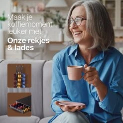 Capsulehouder - Capsulehouders Nespresso - 40 Cups - Koffiecups Houder - Zwart -Merkloos Winkel 1200x1200 6670