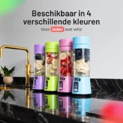 Triple J® Blender To Go - Draagbare Blender - Smoothie Beker - Mini Blender - USB Oplaadbaar - 380ml – Groen -Merkloos Winkel 1200x1200 6683