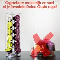 KitchenBrothers Capsulehouder - Dolce Gusto - 24 Cups - Draaibaar - RVS -Merkloos Winkel 1200x1200 6695