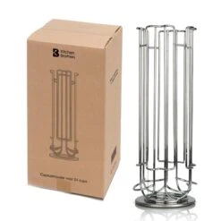 KitchenBrothers Capsulehouder - Dolce Gusto - 24 Cups - Draaibaar - RVS -Merkloos Winkel 1200x1200 6699