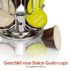 KitchenBrothers Capsulehouder - Dolce Gusto - 24 Cups - Draaibaar - RVS -Merkloos Winkel 1200x1200 6700