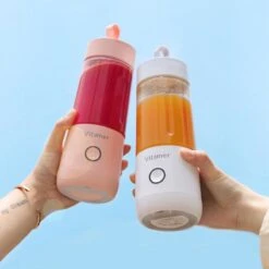Vitamer Draagbare Blender - 350 Ml - Inclusief Smoothie Receptenboek - Roze -Merkloos Winkel 1200x1200 6758
