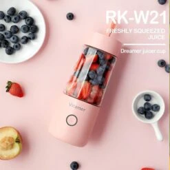 Vitamer Draagbare Blender - 350 Ml - Inclusief Smoothie Receptenboek - Roze -Merkloos Winkel 1200x1200 6759