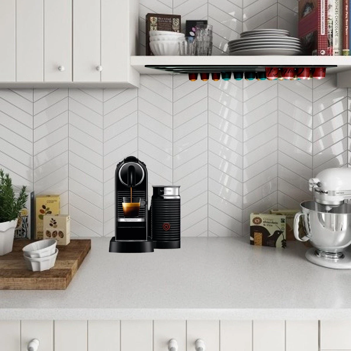 Merkloos Nespresso Capsulehouder - Cuphouder Voor Nespresso Cups - 40 Capsules - Zwart - Kerst Cadeau 4 Merkloos Nespresso Capsulehouder - Cuphouder Voor Nespresso Cups - 40 Capsules - Zwart - Kerst Cadeau - Afbeelding 4