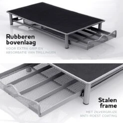 Capsulehouder Met Lade - Geschikt Voor Nespresso Koffiecups - 40 Capsules - Plateau Voor Koffiecupmachine – Zilver/grijs -Merkloos Winkel 1200x1200 6848