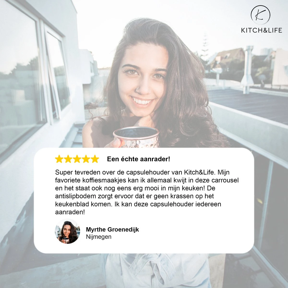 Kitch&Life Dolce Gusto Capsulehouder - 27 Cups - Koffiecups Houder 9 Kitch&Life Dolce Gusto Capsulehouder - 27 Cups - Koffiecups Houder - Afbeelding 9