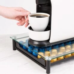 Navaris Espresso Capsulehouder Met Lade - Koffiecuphouder Met Lade - Opbergbox Geschikt Voor Nespresso Cups - 60 Koffiecups - 30 X 40 X 6,5cm - Zwart 9 Navaris Espresso Capsulehouder Met Lade - Koffiecuphouder Met Lade - Opbergbox Geschikt Voor Nespresso Cups - 60 Koffiecups - 30 X 40 X 6,5cm - Zwart -Merkloos Winkel 1200x1200 6855