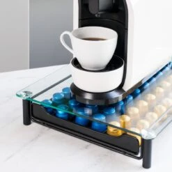 Navaris Espresso Capsulehouder Met Lade - Koffiecuphouder Met Lade - Opbergbox Geschikt Voor Nespresso Cups - 60 Koffiecups - 30 X 40 X 6,5cm - Zwart 12 Navaris Espresso Capsulehouder Met Lade - Koffiecuphouder Met Lade - Opbergbox Geschikt Voor Nespresso Cups - 60 Koffiecups - 30 X 40 X 6,5cm - Zwart -Merkloos Winkel 1200x1200 6857