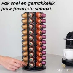 Capsulehouder Voor 80 Nespresso Koffiecups - Nespresso Cups - Koffiecups Houder - 360º Draaibaar Zwart 12 Capsulehouder Voor 80 Nespresso Koffiecups - Nespresso Cups - Koffiecups Houder - 360º Draaibaar Zwart -Merkloos Winkel 1200x1200 6884
