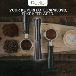 Ravilo® WDT Tool Compact Met 5 Naalden - Zwart - Espresso Distributie Tool - Weiss Distribution Technique - WDT Distribution Tool -Merkloos Winkel 1200x1200 6913