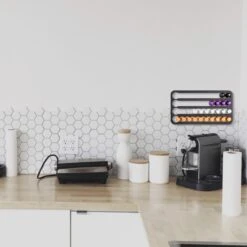 Jooba Capsulehouder Nespresso - Koffiecups Houder - Wandhouder - Mat Zwart- 40 Capsules - Cuphouder -Merkloos Winkel 1200x1200 6972