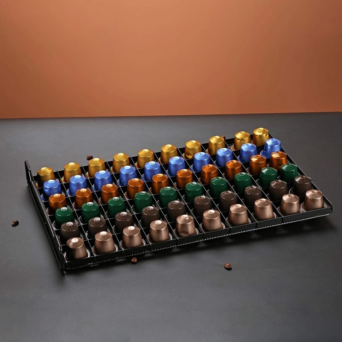 Luxe Capsule Houder Met Lade - Nespresso Koffie Pad En Cups Houder - 60 Stuks 6 Luxe Capsule Houder Met Lade - Nespresso Koffie Pad En Cups Houder - 60 Stuks - Afbeelding 6