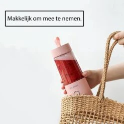 Vitamer Draagbare Blender - 350 Ml - Roze -Merkloos Winkel 1200x1200 7110