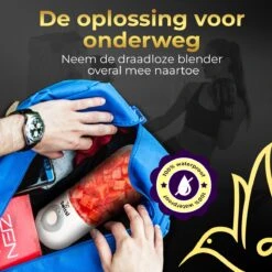 Swissl Blender To Go – Draadloze Smoothie Maker - Draagbare Mini Blender - Juicer - Wit -Merkloos Winkel 1200x1200 7117