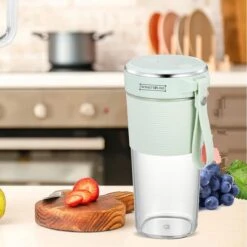 Royalty Line Mini Blender - Smoothie Maker - Compact Blender - Oplaadbare Blender - Accu – USB Oplaadbare Draagbare Mini Blender To Go – Mixer - 350ml - Mint Groen- Ideaal Voor De Zomerdagen -Merkloos Winkel 1200x1200 7181