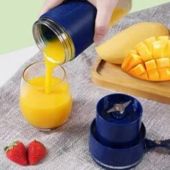 Royalty Line Mini Blender - Smoothie Maker - Compact Blender - Oplaadbare Blender - Accu – USB Oplaadbare Draagbare Mini Blender To Go – Mixer - 350ml - Mint Groen- Ideaal Voor De Zomerdagen -Merkloos Winkel 1200x1200 7183